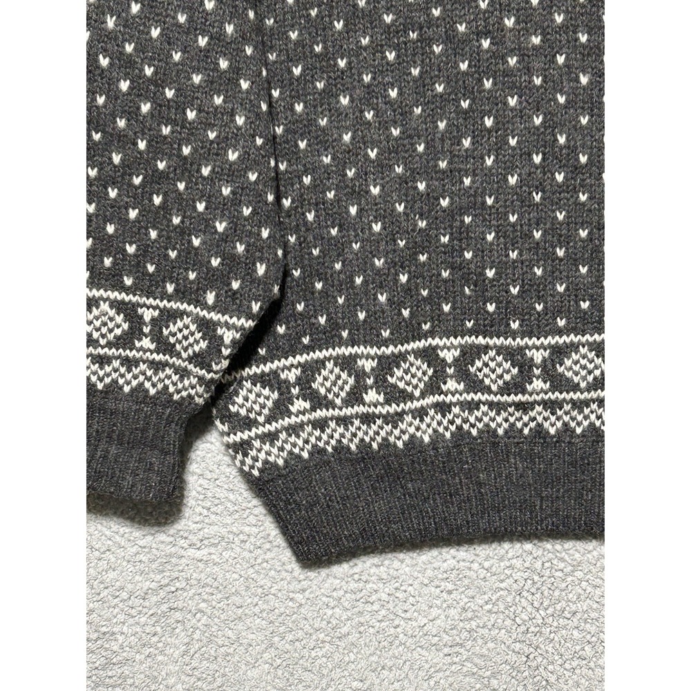 Vintage Norwegian Sweater Specially Made For Norway Handmade Wool Knit Size M - Picture 3 of 11